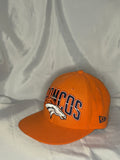 New Era Denver Broncos 59FIFTY Fitted Hat 6 7/8 Orange NFL Underbrim