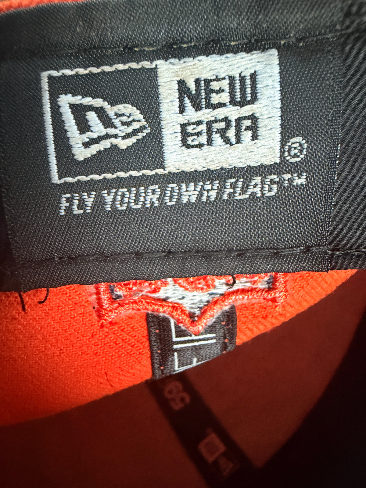 New Era Denver Broncos 59FIFTY Fitted Hat 6 7/8 Orange NFL Underbrim