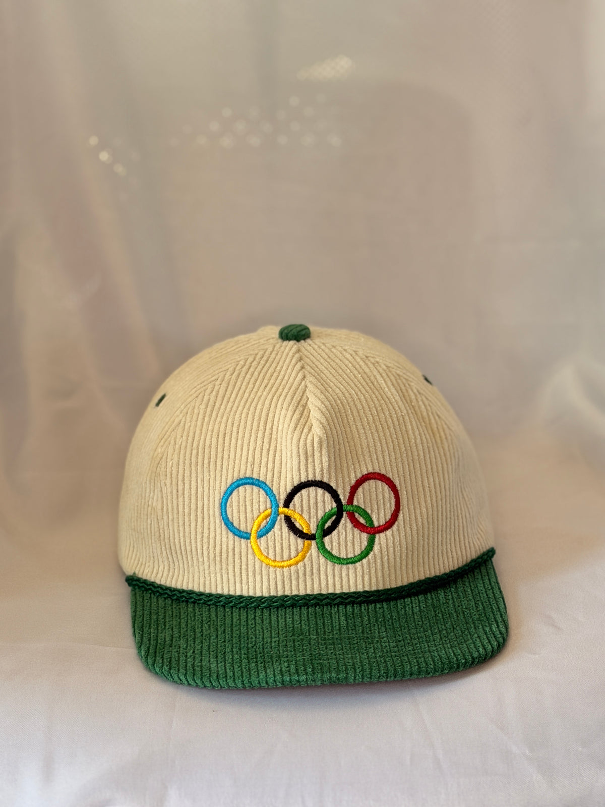 SNAG Collective Olympic Rings Corduroy Rope Snapback Hat