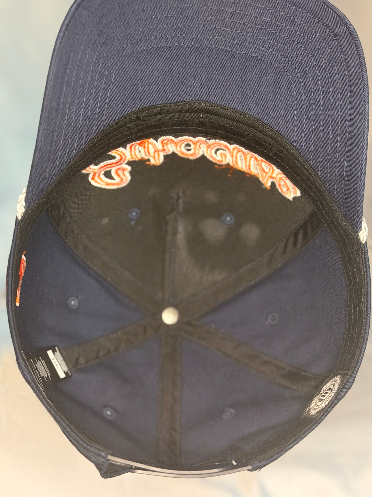 Syracuse Orange ’47 Brand Overhand Hitch Rope Snapback Hat Navy NCAA