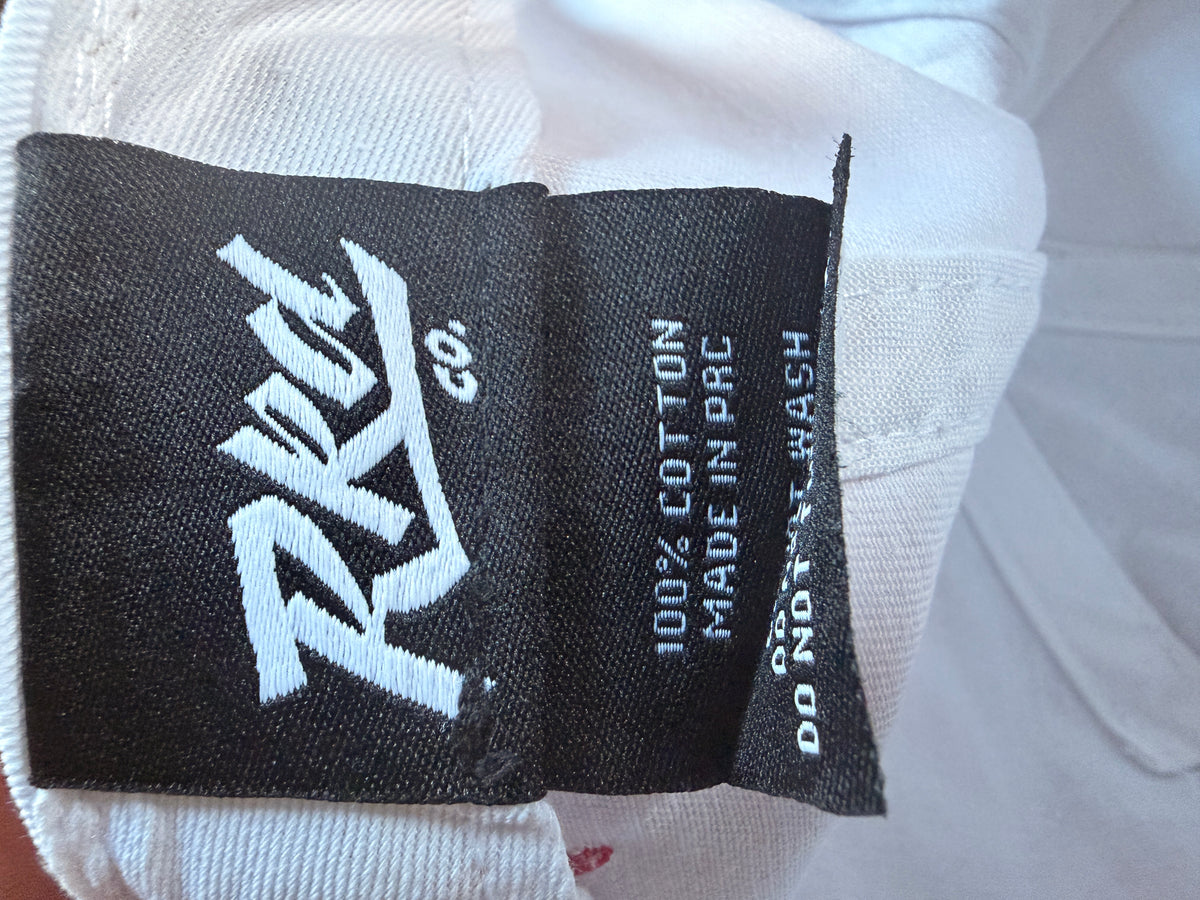 Rude Brand USBOXLA United States Box Lacrosse Snapback Hat White Red LAX
