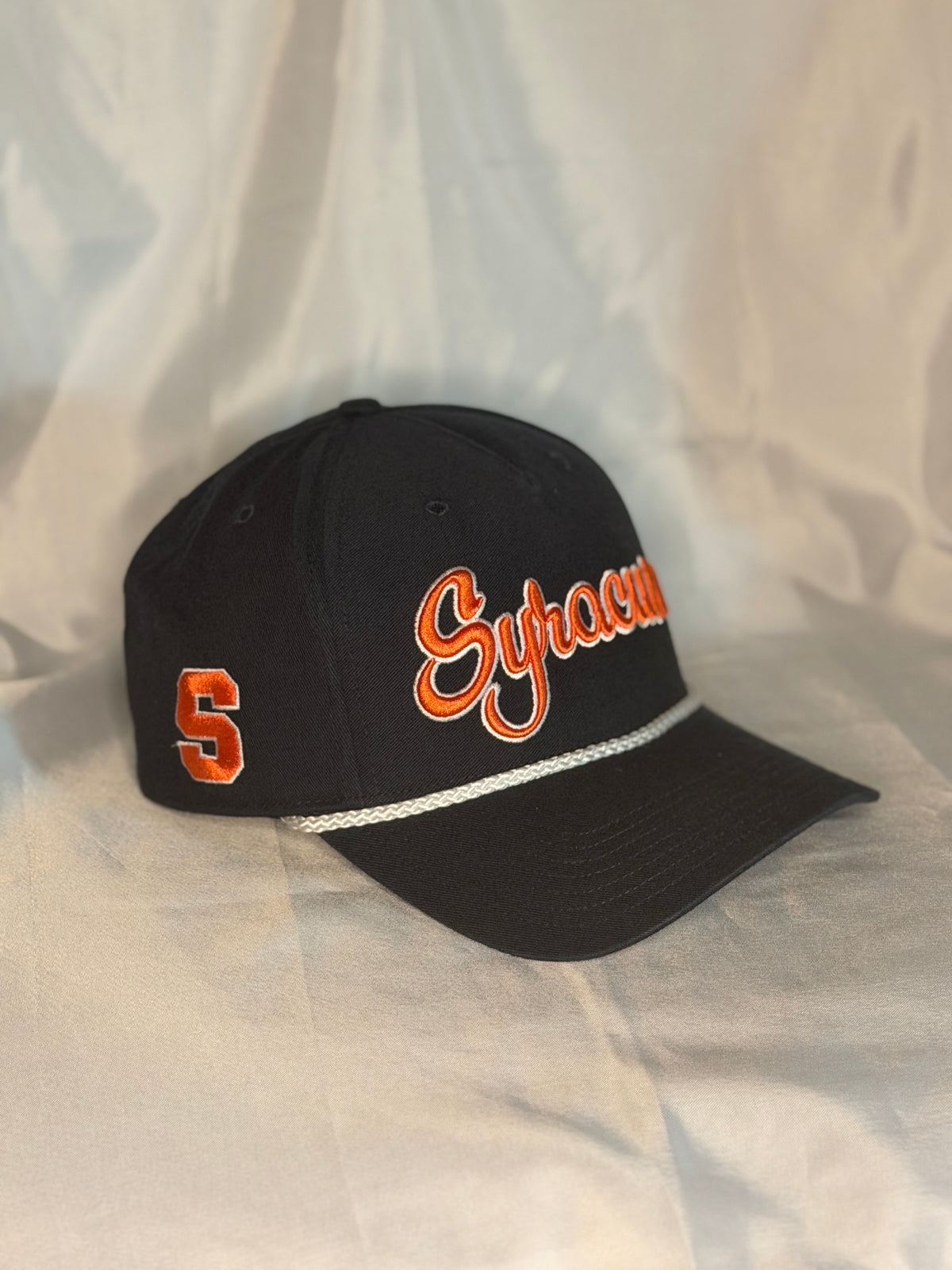 Syracuse Orange ’47 Brand Overhand Hitch Rope Snapback Hat Navy NCAA
