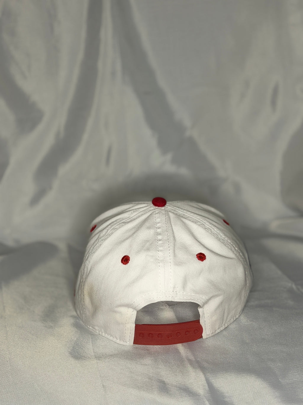 Rude Brand USBOXLA United States Box Lacrosse Snapback Hat White Red LAX