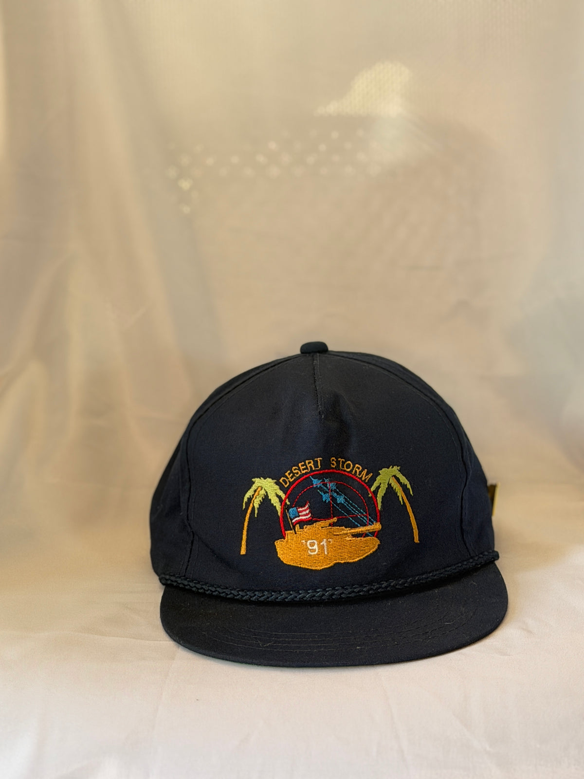 Vintage 1991 Desert Storm Yupoong Rope Snapback Hat