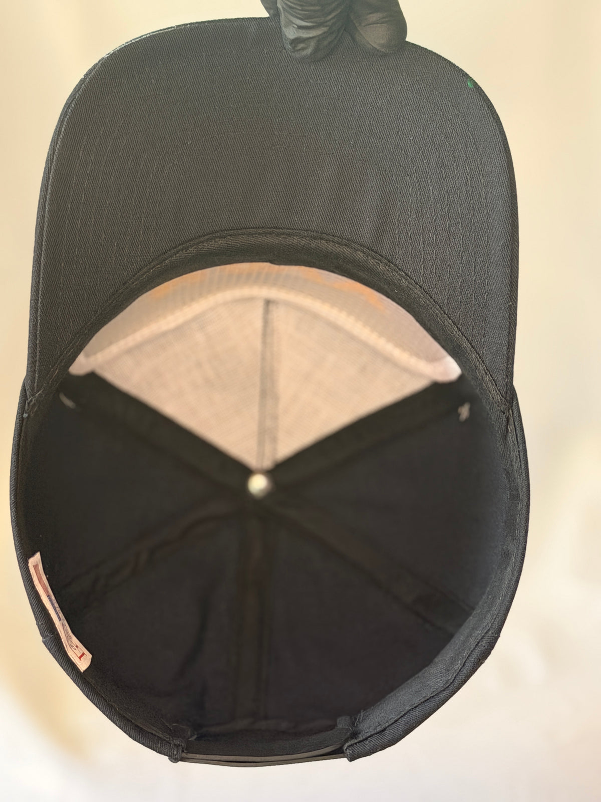 Vintage USA-Made NAVY Black & Gold Snapback Hat