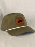 The Fish - Olive Rope hat