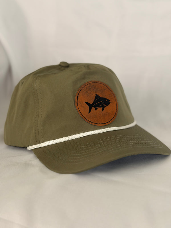 The Fish - Olive Rope hat